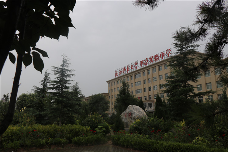 雨中的校园
